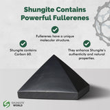 Pyramide Shungite World comme élément décor zen et protecteur.