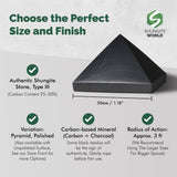 Pyramide Shungite World près des appareils pour detox numérique possible.