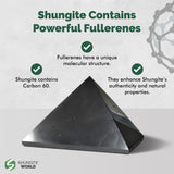 Shungite World pyramide énergie-espaces – harmonise les pièces et améliore l’atmosphère.