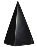 Shungite World pyramide haute 40mm : énergie équilibrante pour maison et bureau.