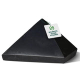 Pyramide Shungite World polie 40mm pour méditation et ancrage.