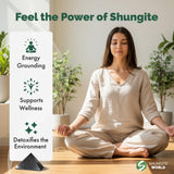 Pyramide Shungite World protection-bureau – protège près des appareils et augmente le focus.