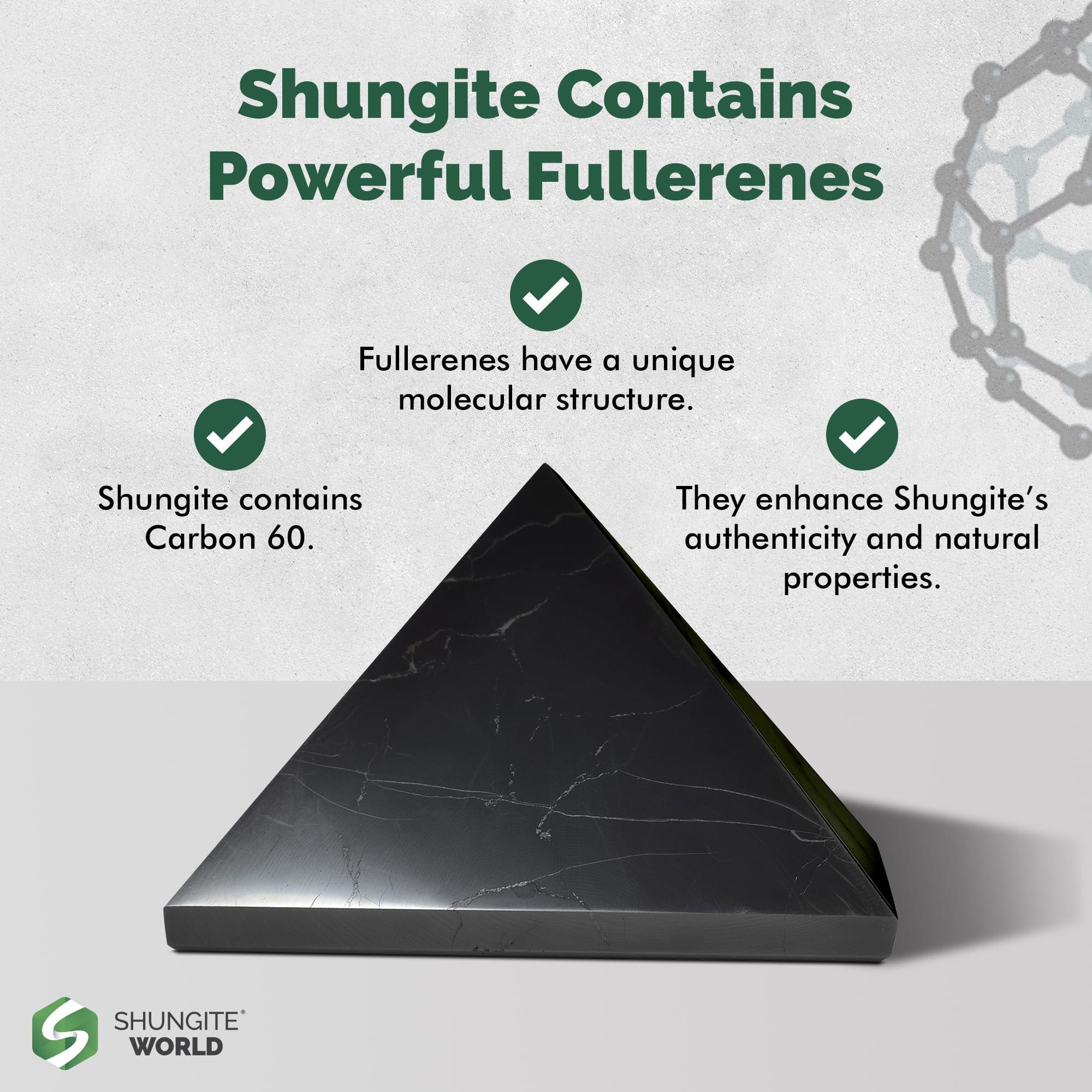 Shungite World relaxation mentale, pyramide noire favorise calme intérieur.