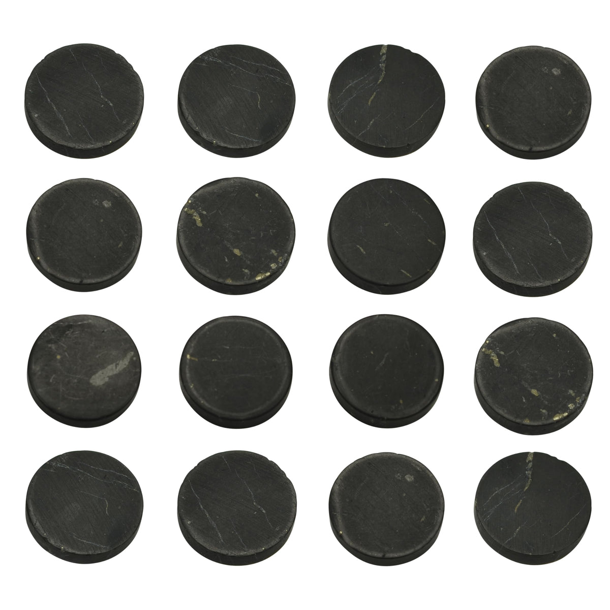 Autocollant Shungite World 50mm sur telephone pour stabilite et concentration.