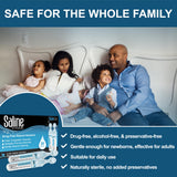 Shusher Care Ampoules Saline – emballage stérile et prêt à l'emploi.