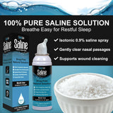 Shusher Care bouteille saline 100ml — pratique à emporter en voyage.
