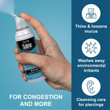 Shusher Care utilisation nasal doux — nettoyage en douceur des narines.