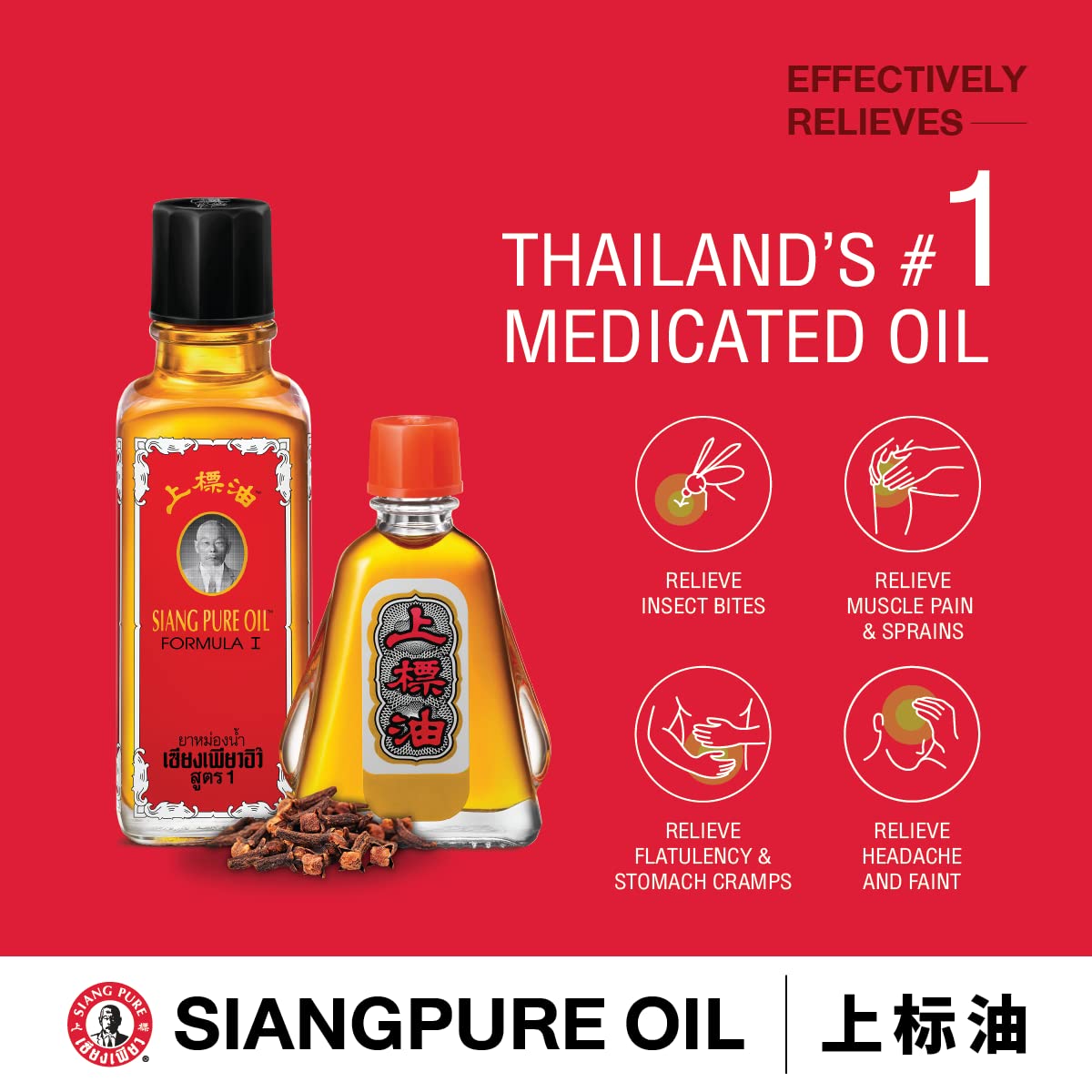 Application massage relaxant avec Siang Pure Originale, favorise circulation et confort ciblé.