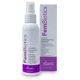 SIANI FemBiotics, bouteille spray 4oz, soin polyvalent pour peau et zones sensibles.