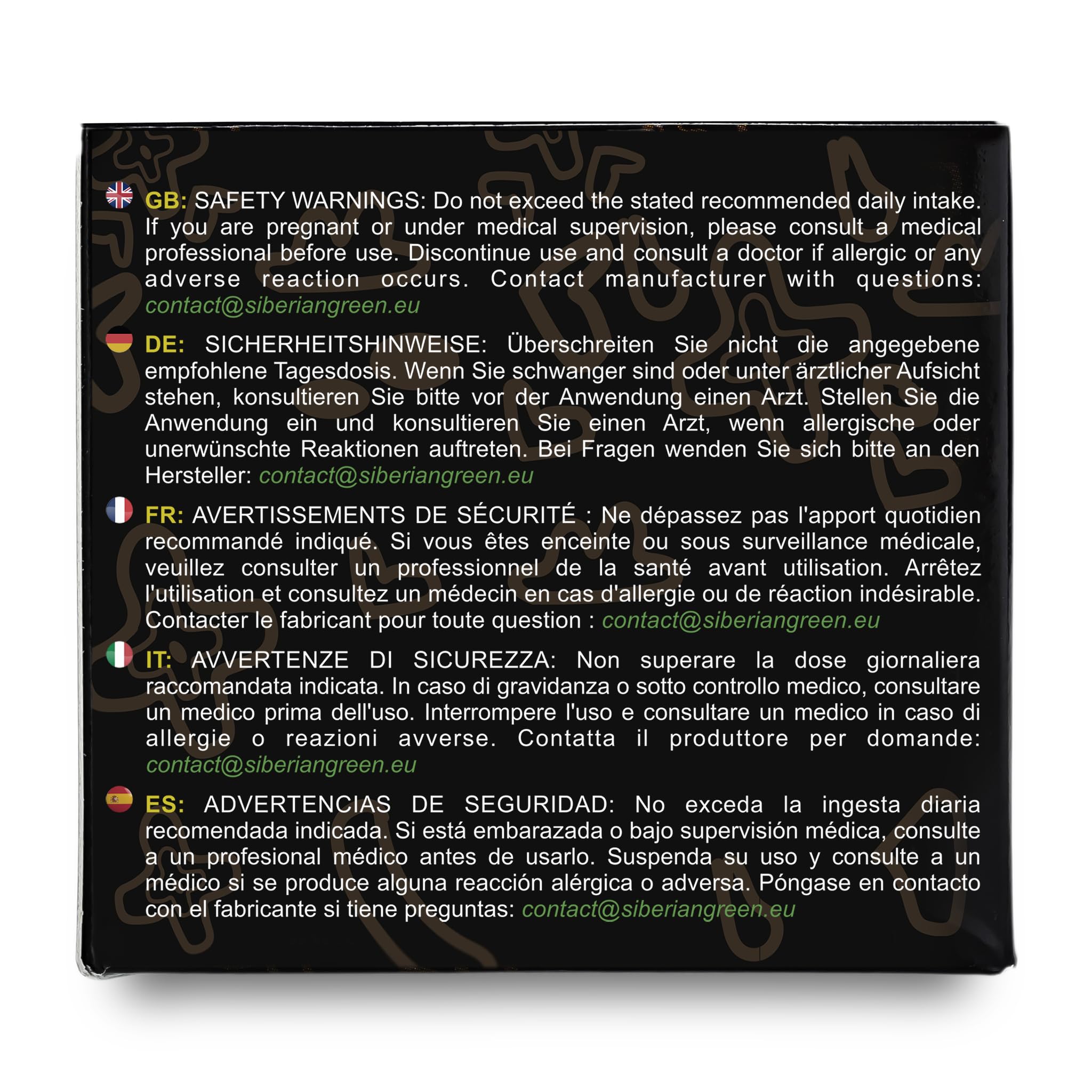 Siberian Green Shilajit Altai biologique – complément naturel