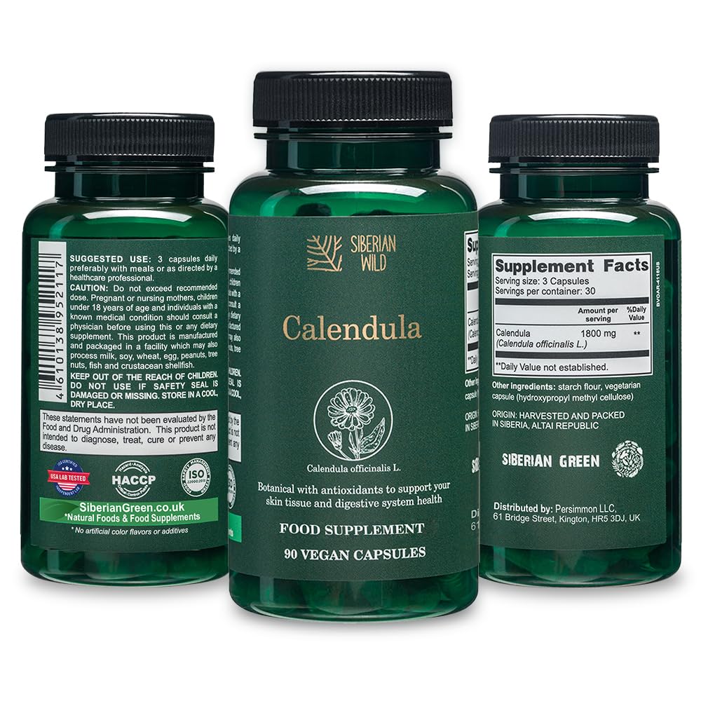 Fleurs sèches d'Altai utilisées dans chaque dosage.