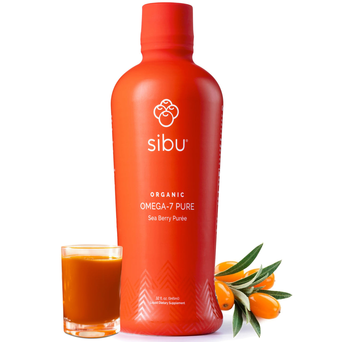 Sibu Omega-7 Pure – bouteille d’argousier biologique prête à l’emploi
