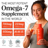 Sibu Omega-7 Pure – versement dans un verre pour dégustation rapide