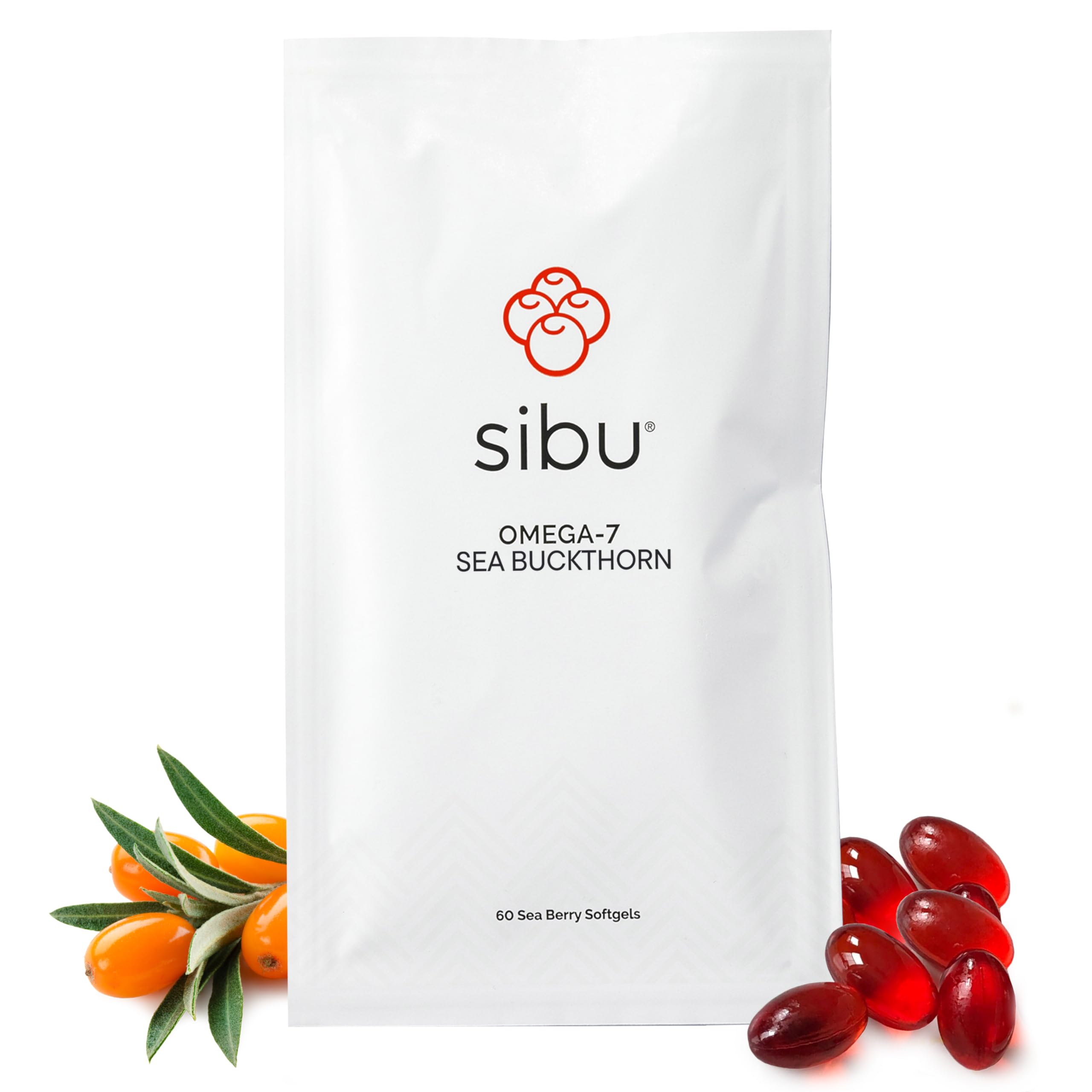 Gélules Omega-7 d'Argousier SIBU – Sachet Recharge 30 Jours pour Peau ...