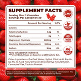 Gomme Sieralyn Magnésium 600 mg saveur fraise pour une prise agréable