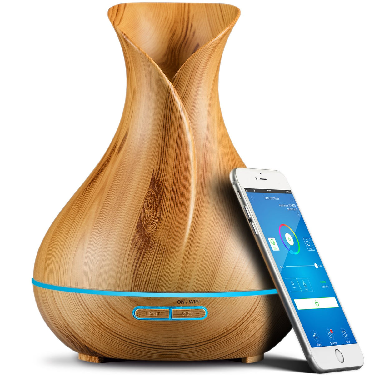 Diffuseur intelligent Sierra Modern Home 400 ml prêt pour une ambiance parfumée et contrôlable.