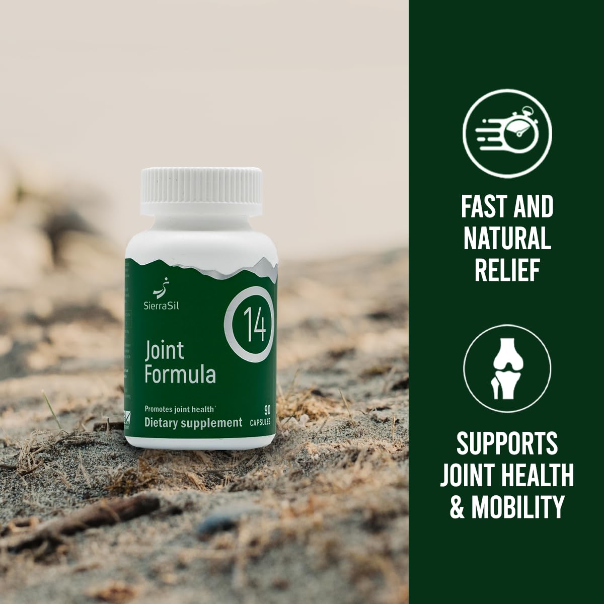 Certifié Informed Choice, SierraSil Joint Formula 14 pour les athlètes recherchant sécurité et fiabilité.