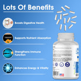 SigmaBiotics Probiotiques Vegan Sans Lait : formule vegan, sans produits laitiers.
