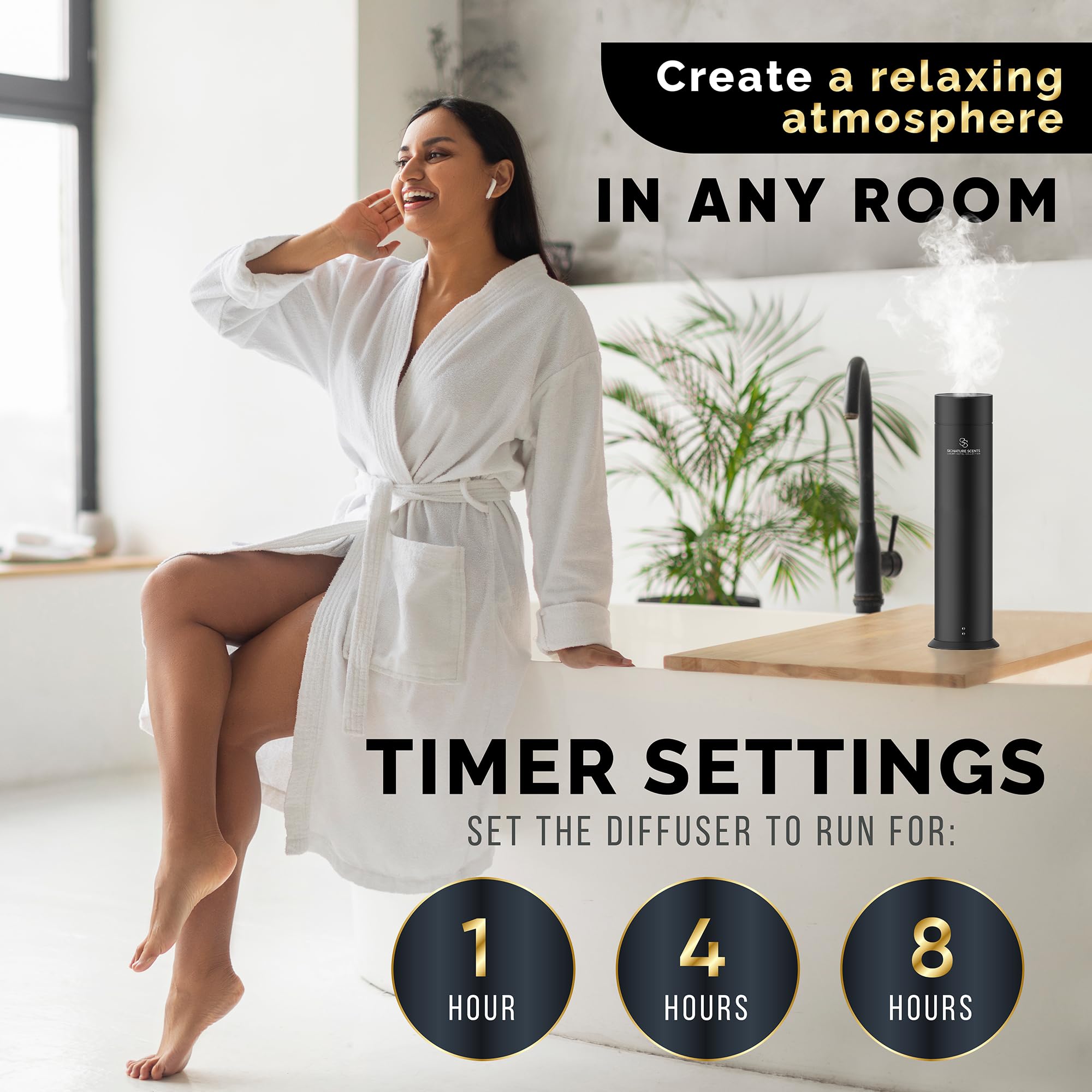Signature Scents Diffuseur sans eau, parfumage constant sans chaleur.