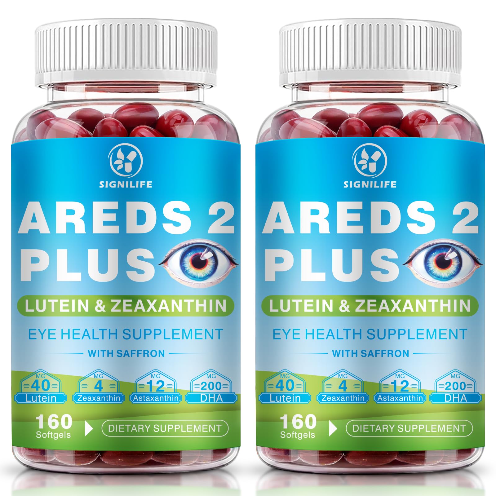SIGNILIFE AREDS 2 Plus – gélules lutéine et zéaxanthine pour la santé visuelle.