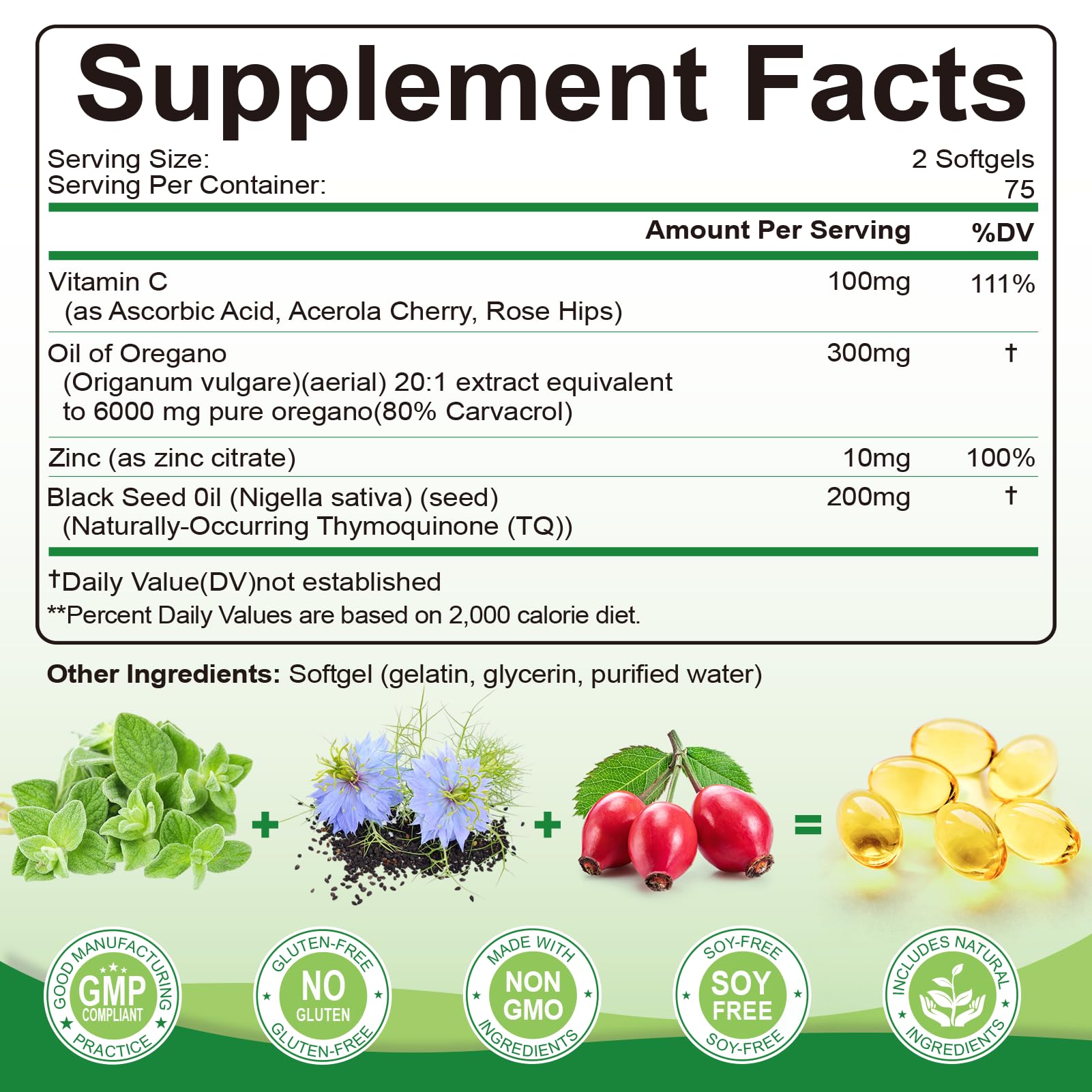 SIGNILIFE capules origan et nigelle – format pratique pour l'usage quotidien.