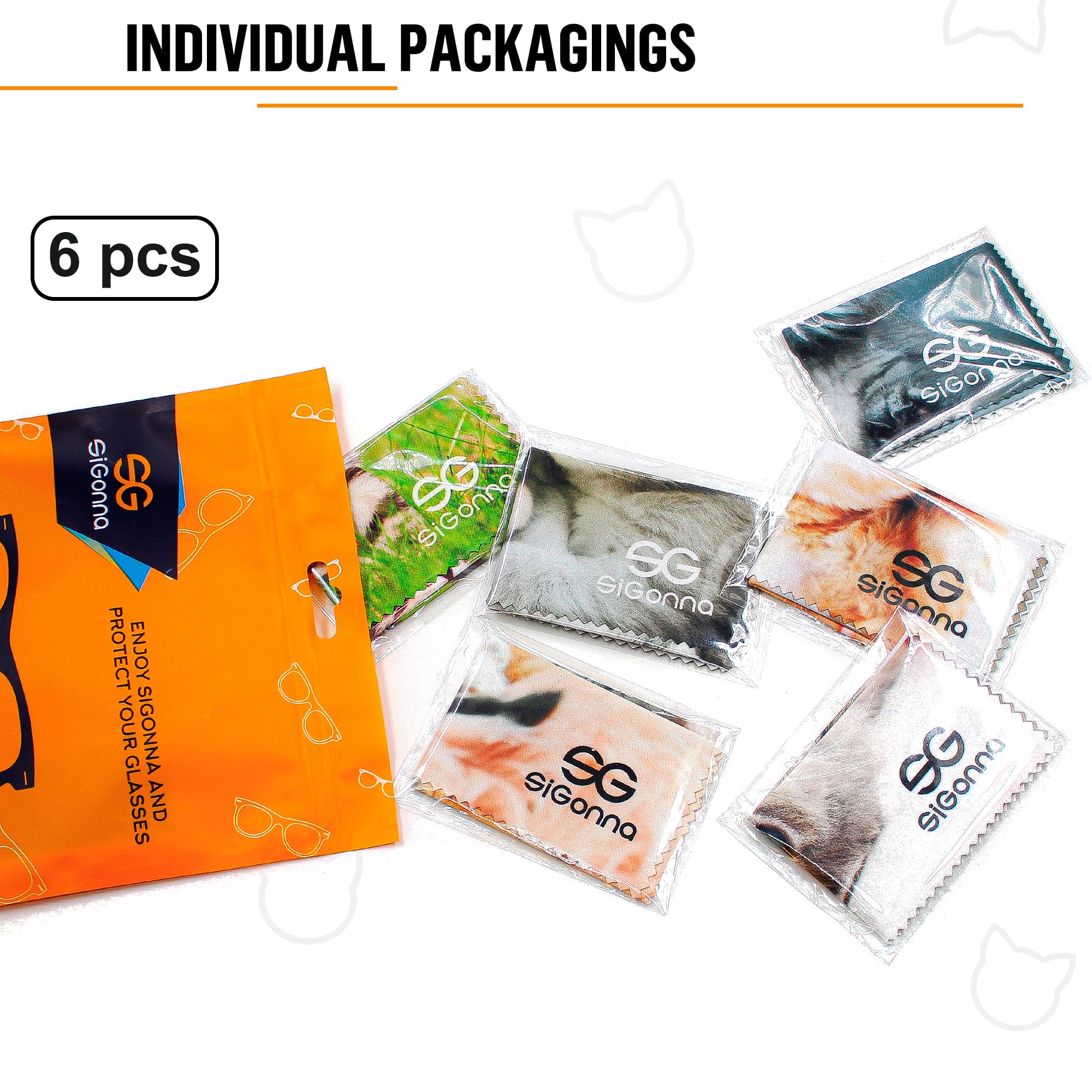 SIGONNA lingettes microfibre réutilisables pour surfaces multiples.