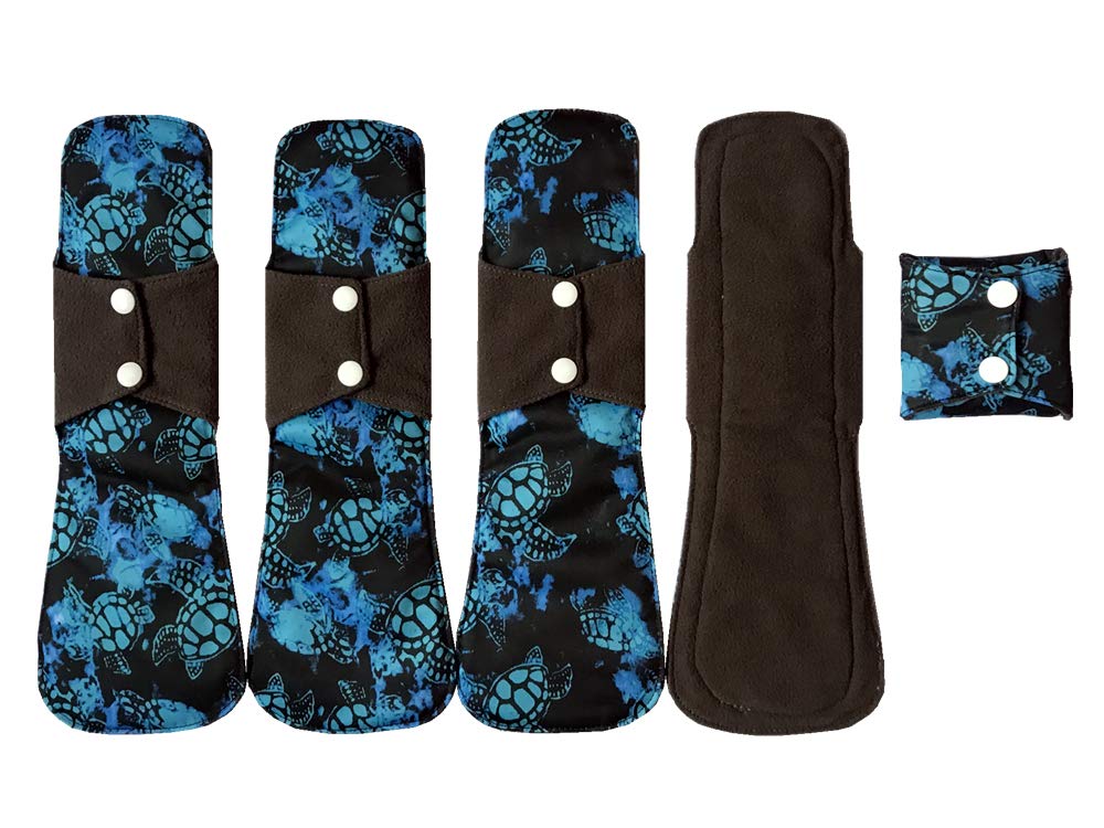 Sigzagor MUMBABY pack de 5 protections menstruelles pour flux abondant, confort durable