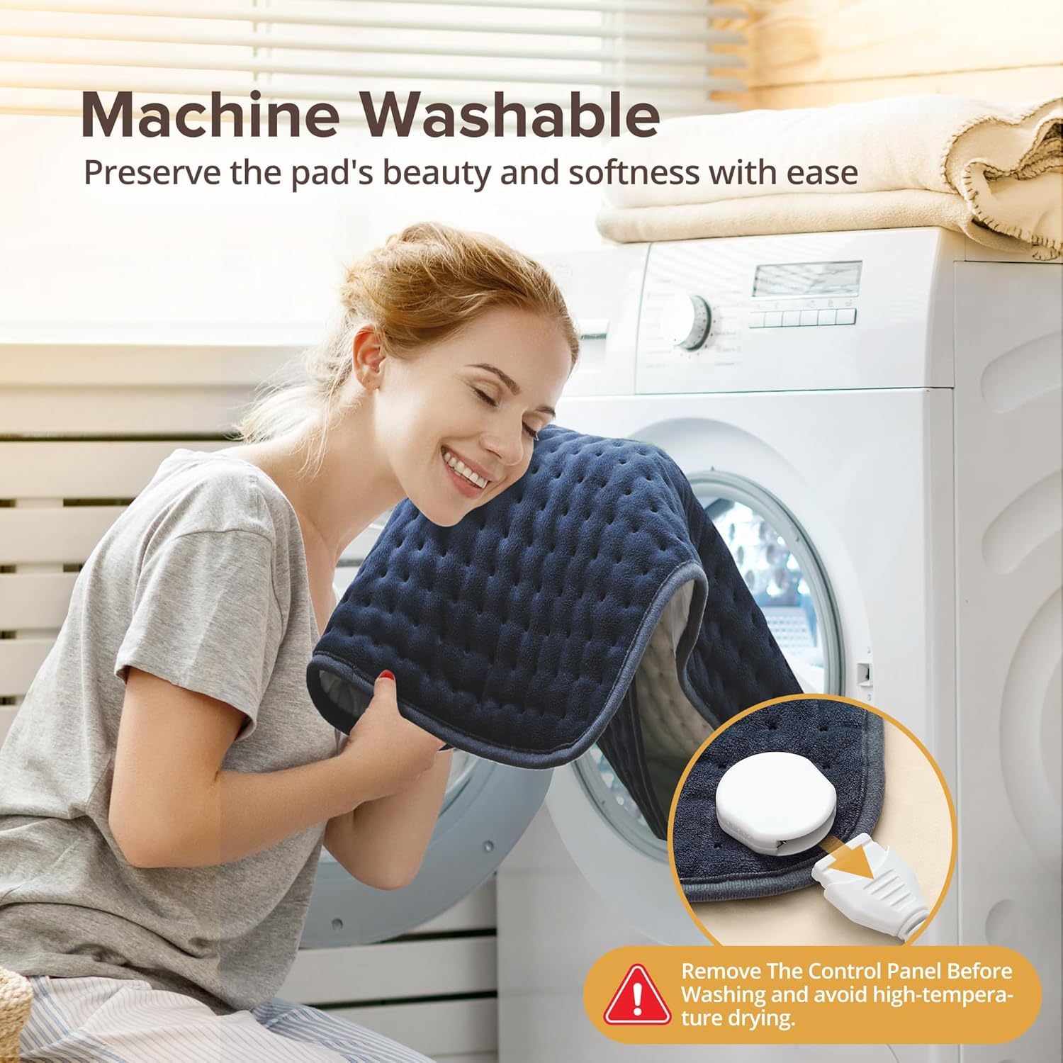 Siinsay coussin chauffant 6 niveaux de chaleur pour s’adapter