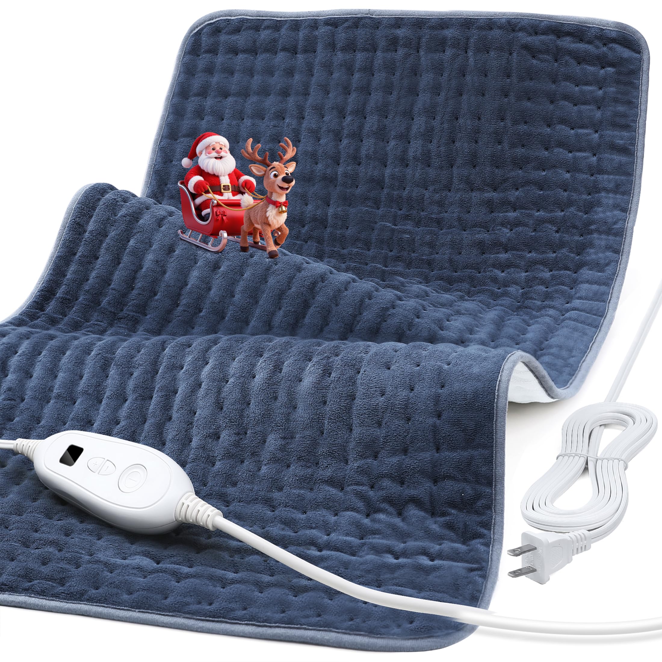 Siinsay coussin chauffant grand format 17x33 soulage douleurs dorsales et muscles