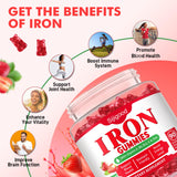 Sijigood bonbons fer – goût fraise agréable et sans goût métallique.