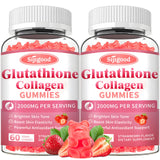Sijigood : bouteille de bonbons gélifiés glutathion-collagène, idéal pour une routine beauté.