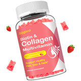 Gommes Collagène Sijigood Fraise en boîte pour beauté durable et énergie quotidienne.