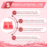 Ingrédients complémentaires: hyaluronique et vitamines pour la beauté quotidienne.