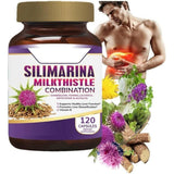 Silimarine, bouteille de gélules, soutien quotidien de la fonction hépatique et de la détox naturelle.