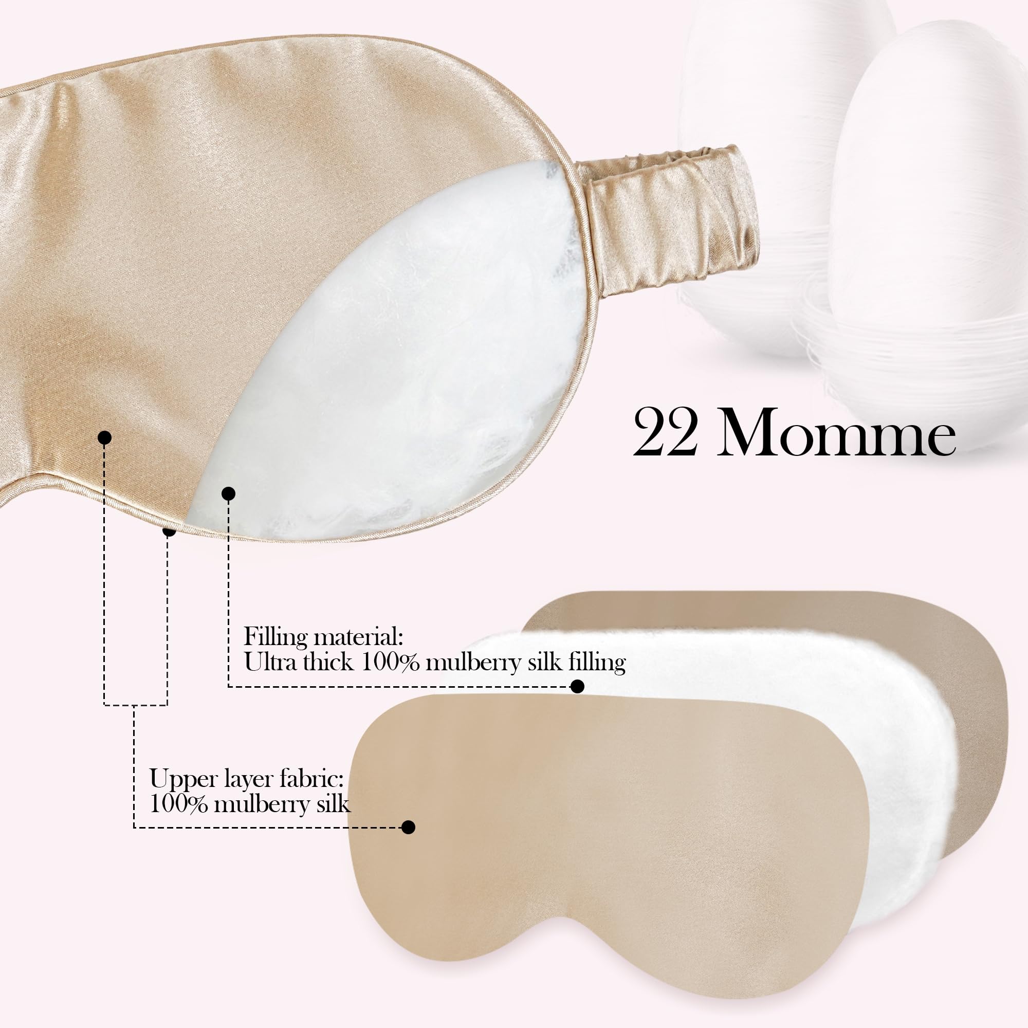 Masque Silk Dream hypoallergénique sans additifs pour peau sensible.