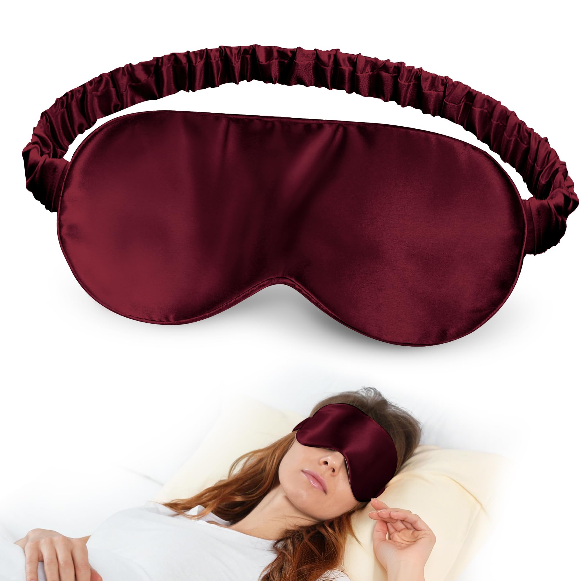 Silk Dream masque yeux en soie Mulberry pour nuits sans frottement