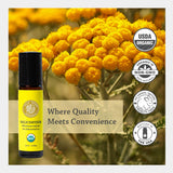 Silk Road Organic Application Roll-On Peau, application douce et quotidienne.