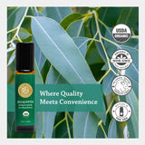 Arôme frais et vivifiant de Silk Road Organic Eucalyptus Roll-On.