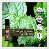 Silk Road Organic Patchouli Rouleau Aromatique Huile MCT Naturelle: support neutre et doux.