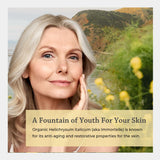 Silk Road Organic Roll-On Immortelle, arôme chaleureux et soin cutané pratique.