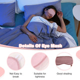 Silkfly masque yeux Douceur; polyester doux pour un port agréable.