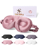 SilkSilky masque nuit 3D-contour pour un confort sans pression et obscurcissement.