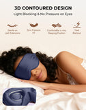SilkSilky masque-sommeil-soie-100: matière hypoallergénique douce qui respecte la peau.