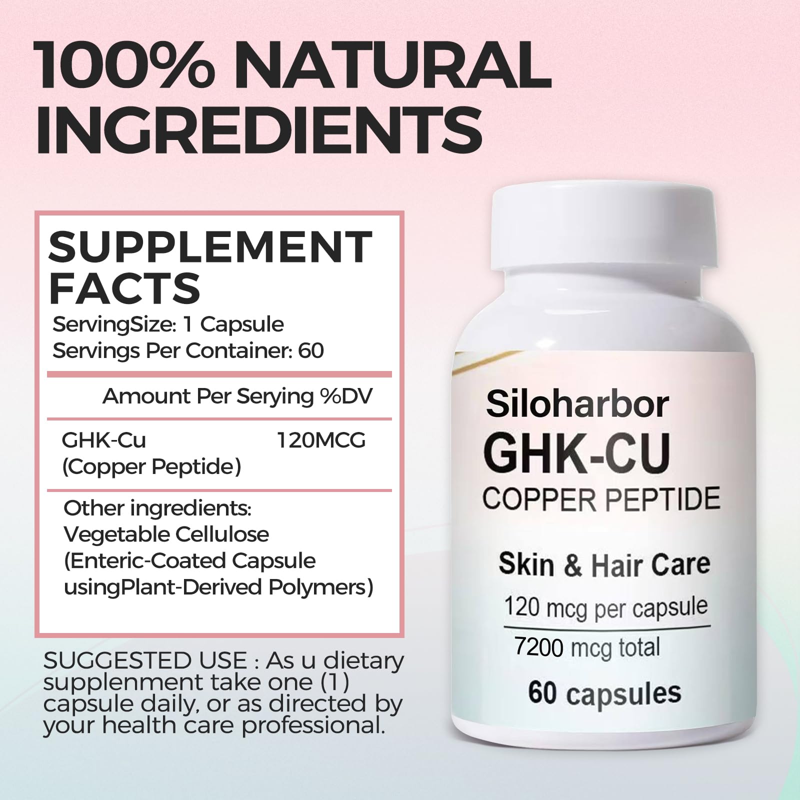 Siloharbor GHK-Cu dose quotidienne simple pour routine