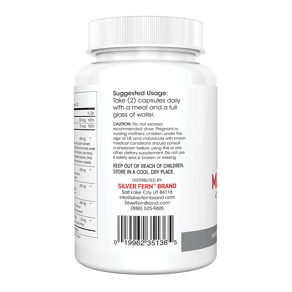 Silver Fern formule à absorption élevée pour meilleure assimilation des nutriments.