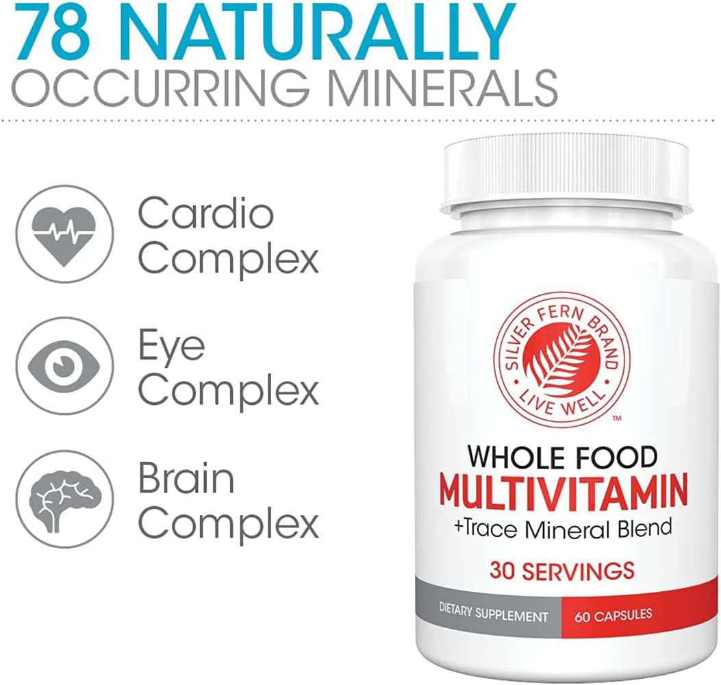 Capsules véganes Silver Fern, 60 par boîte, source naturelle de micronutriments.