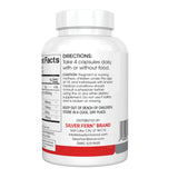Silver Fern Cleanse – Bouteille en verre et étiquette lisible.
