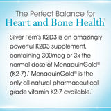 Pack double Silver Fern K2-D3, pratique pour le maintien quotidien.