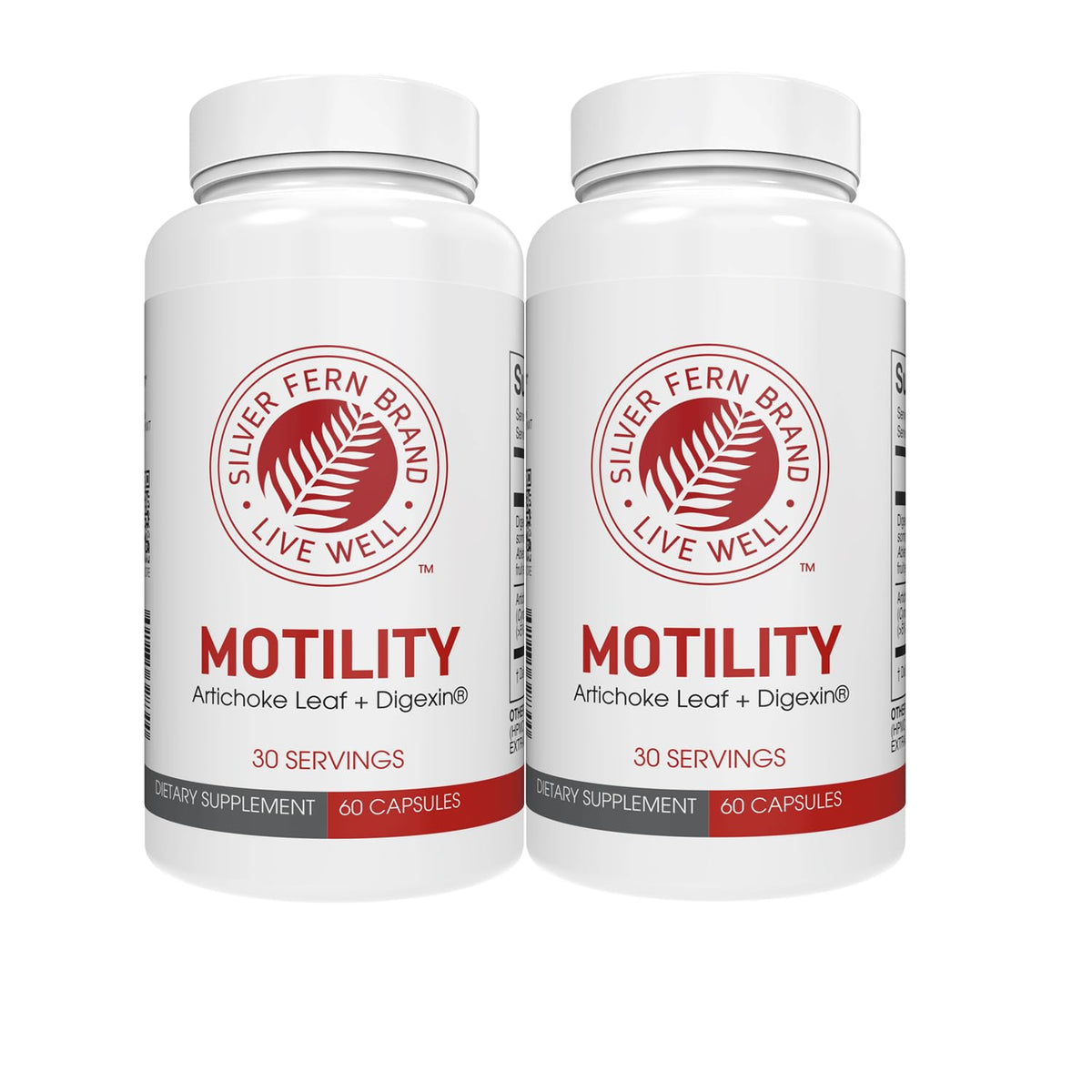 Motility de Silver Fern : bouteille prête à une utilisation quotidienne pour soutenir la régularité.