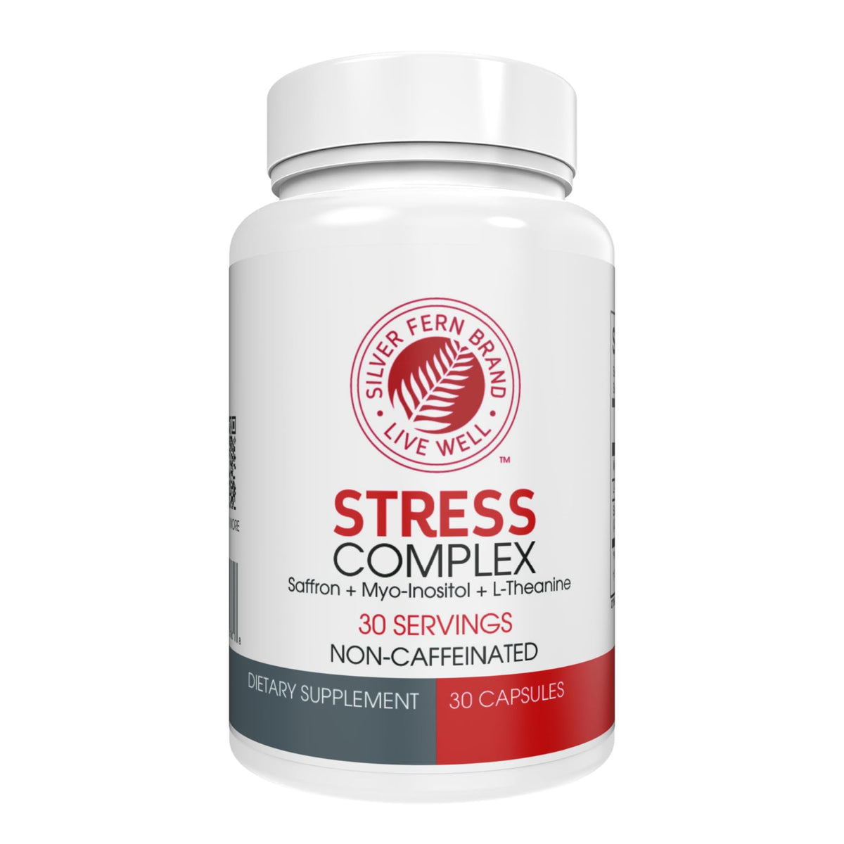 Silver Fern Stress Complex bouteille prête à l'emploi sans caféine.